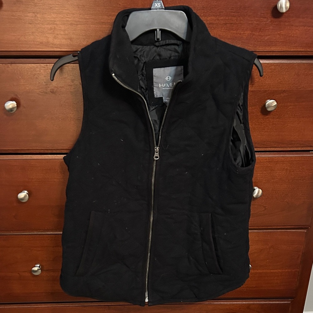 Haven Black Quilted Women's Vest